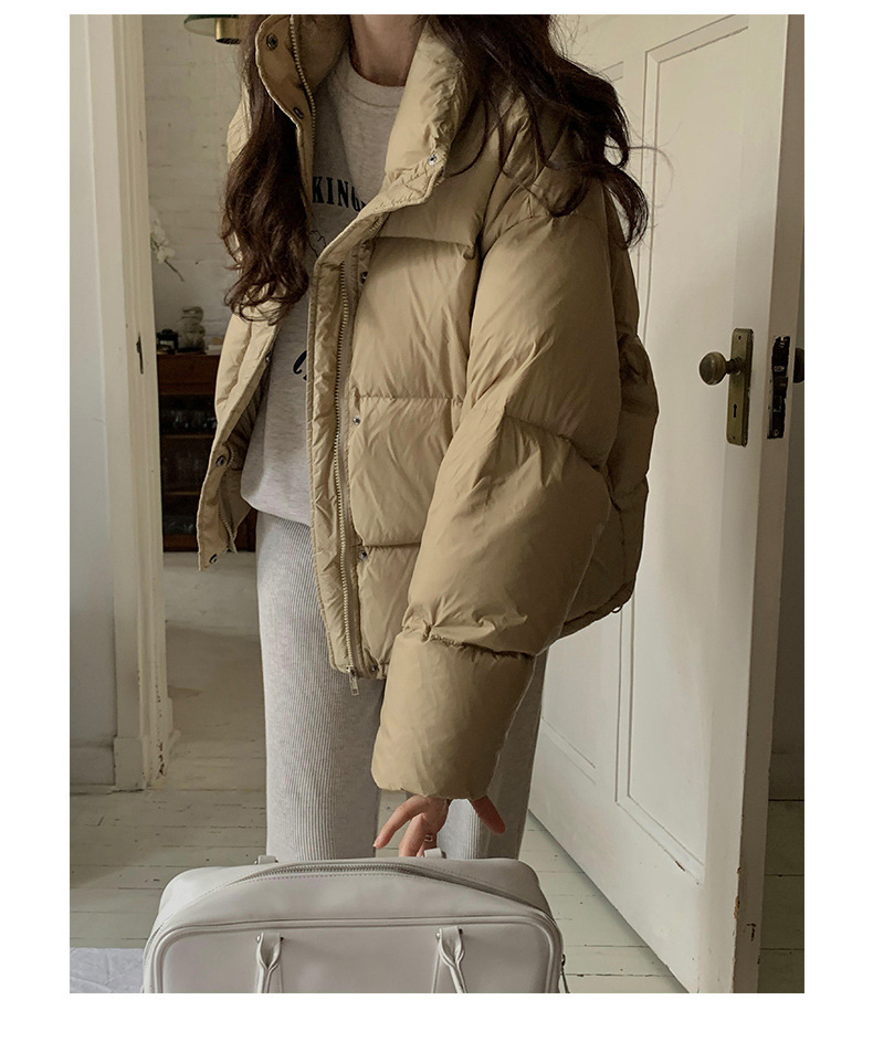 TG90% White duck down thickened down jacket for Women 2021 Winter New stand-up Collar Coat 15580(same style as 13519) pic 26