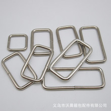 现货直销 2CM铁线金属D字扣 2.5CMD型环 铁线半圆环箱包配件详情3