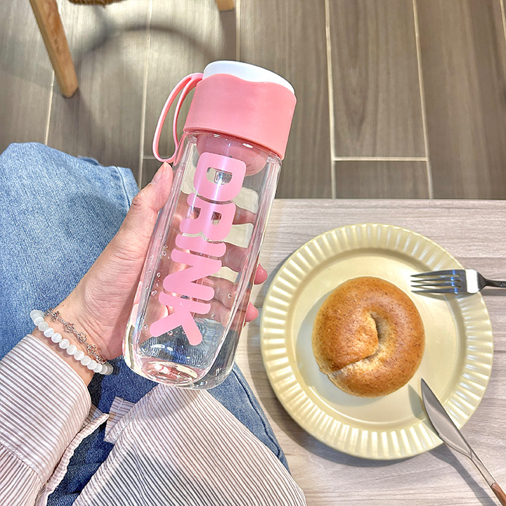 运动水杯高颜值学生上学便捷防摔大容量塑料杯子详情10