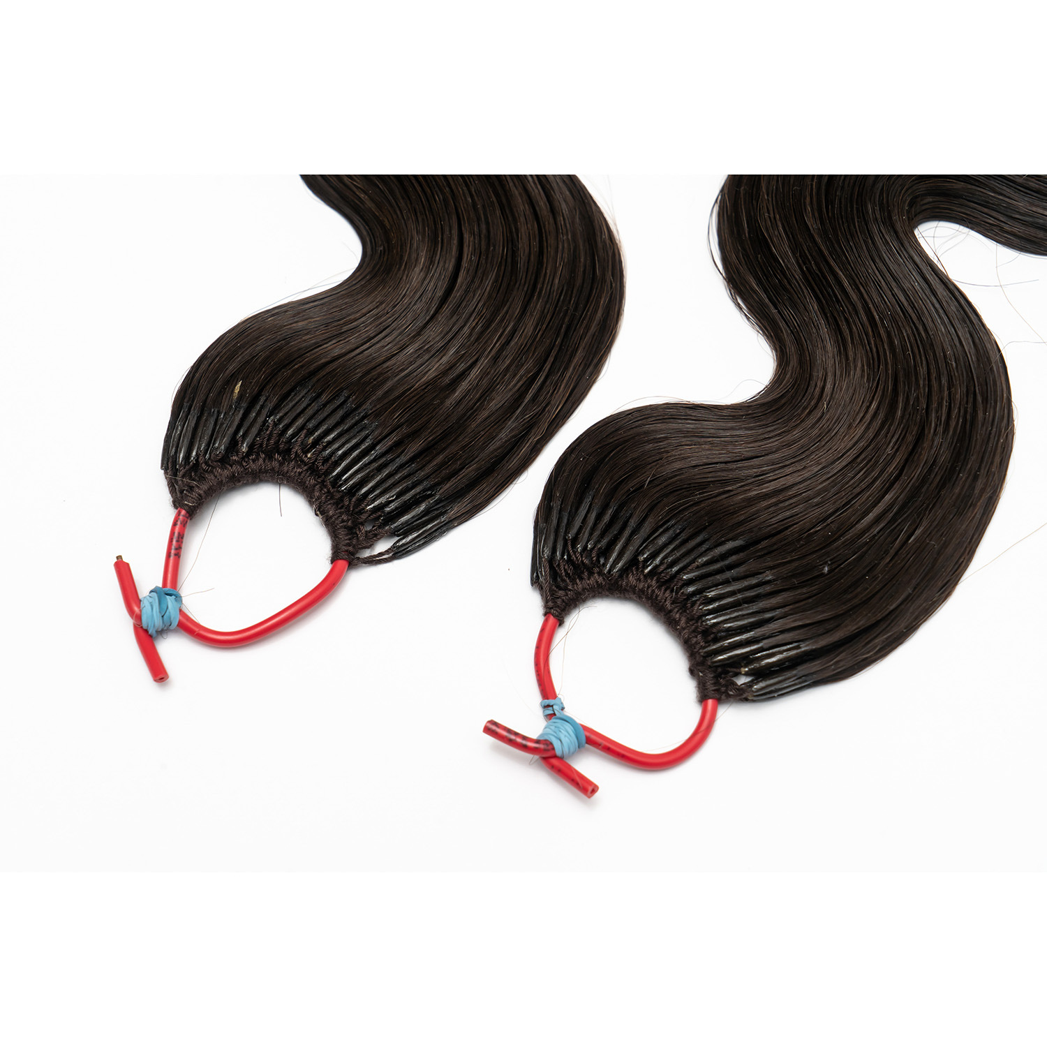 Cabello cortina bloque de cabello extensiones de cabello para mujeres pelucas para niñas cabello real cabello de línea de pesca cabello Micro Loop Ring pic 8