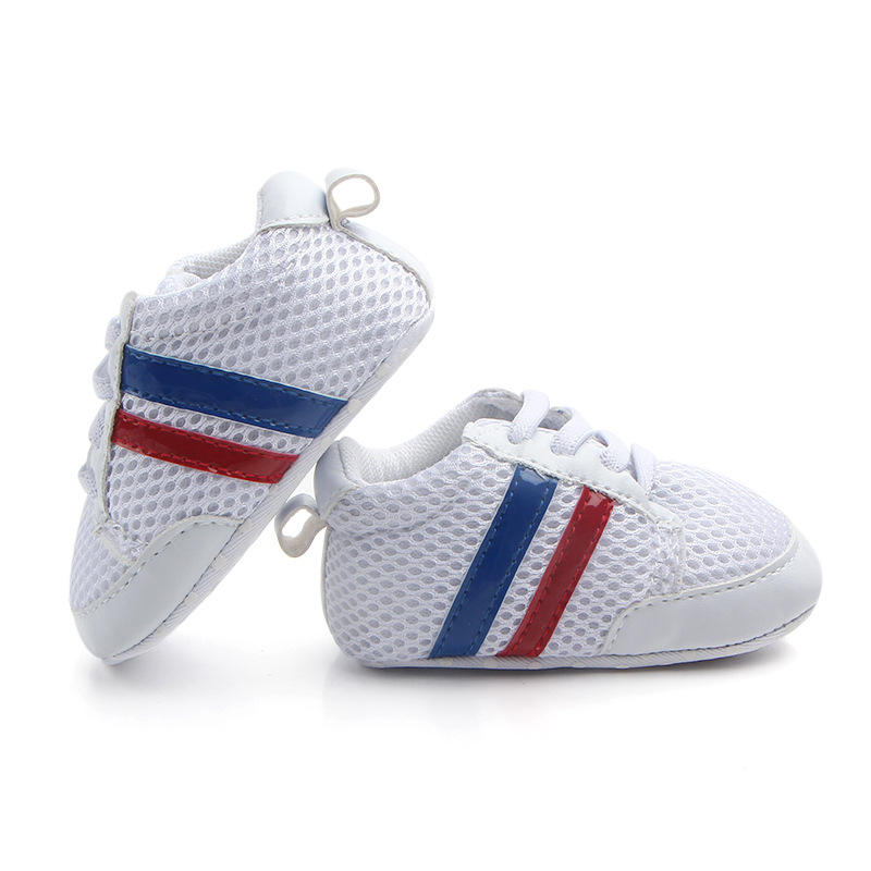 Wholesale spring and autumn breathable mesh baby shoes, soft-soled anti-slip baby walking shoes, casual 0842 pic 6