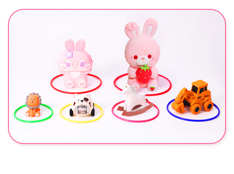 厂家直销加粗地摊夜市套圈 投掷塑料圈圈环扔的圈儿童玩具现货批发实心详情16