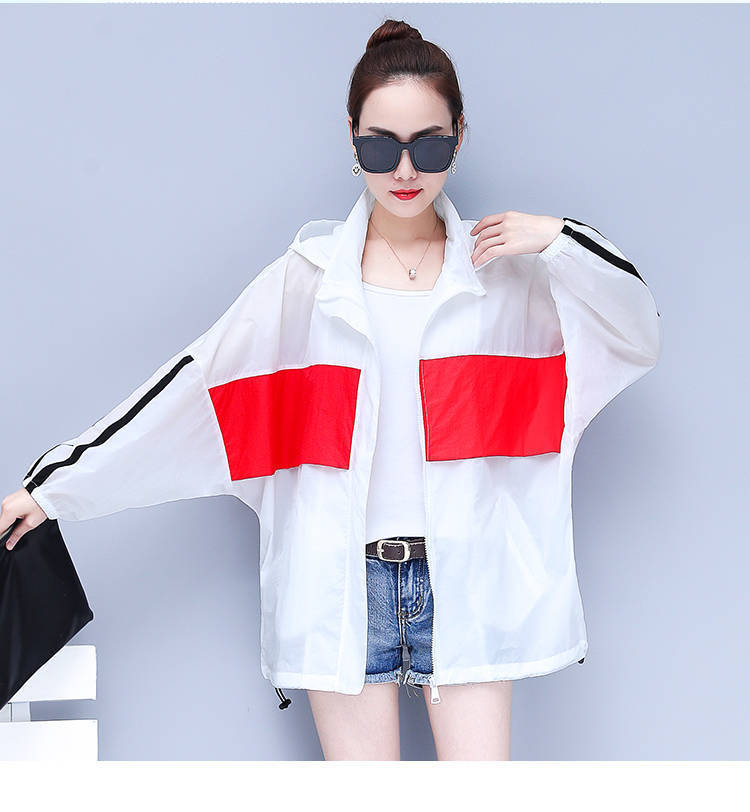 Sun-protective clothing for women, mid-length, loose, plus-size, and plump MMS 2021 summer new fashion trend of patchwork cardigans and thin jackets pic 11
