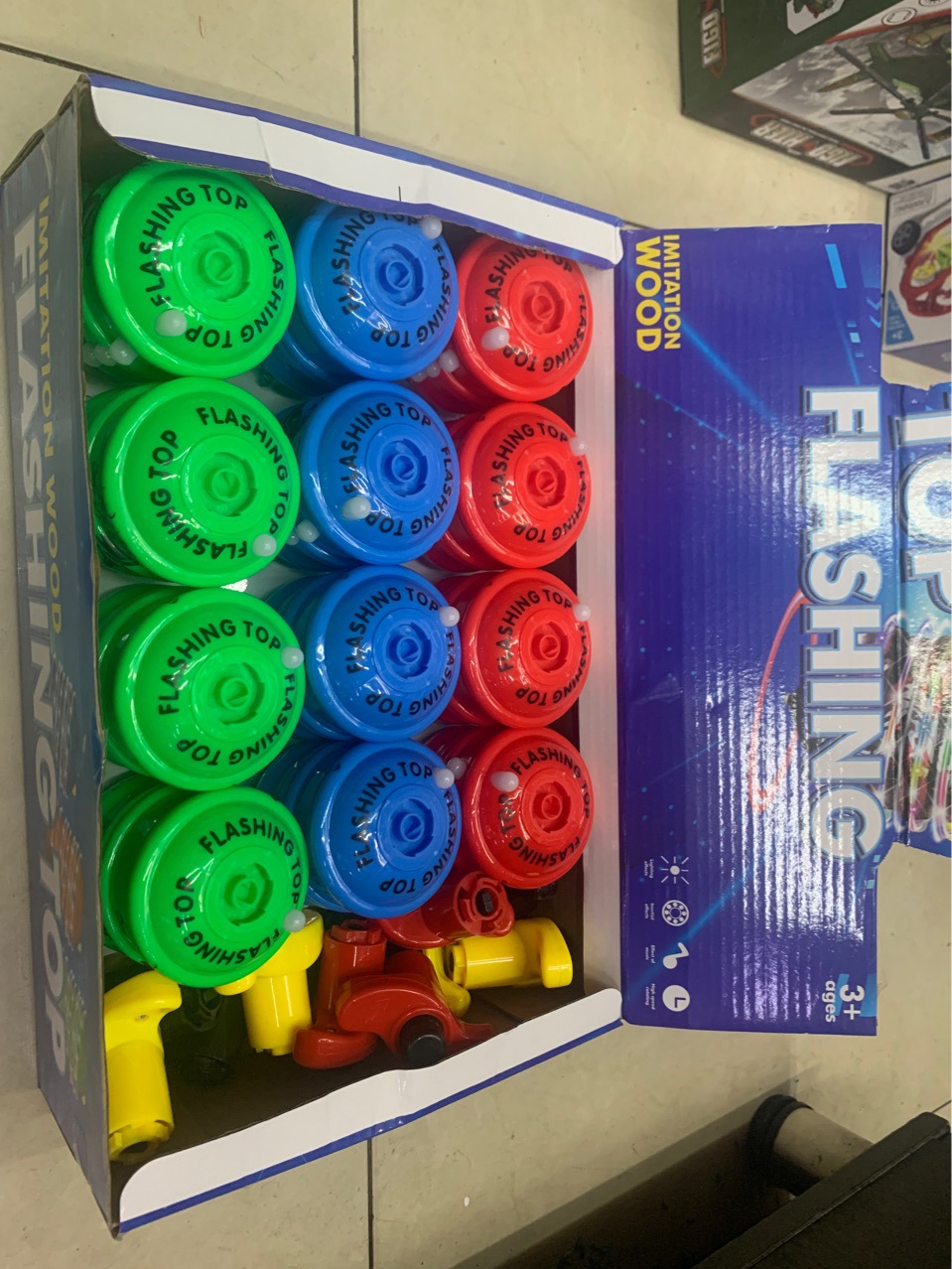 新款音乐陀螺卡通发闪光儿童玩具新款地摊夜市热销卖批发光小礼品详情1