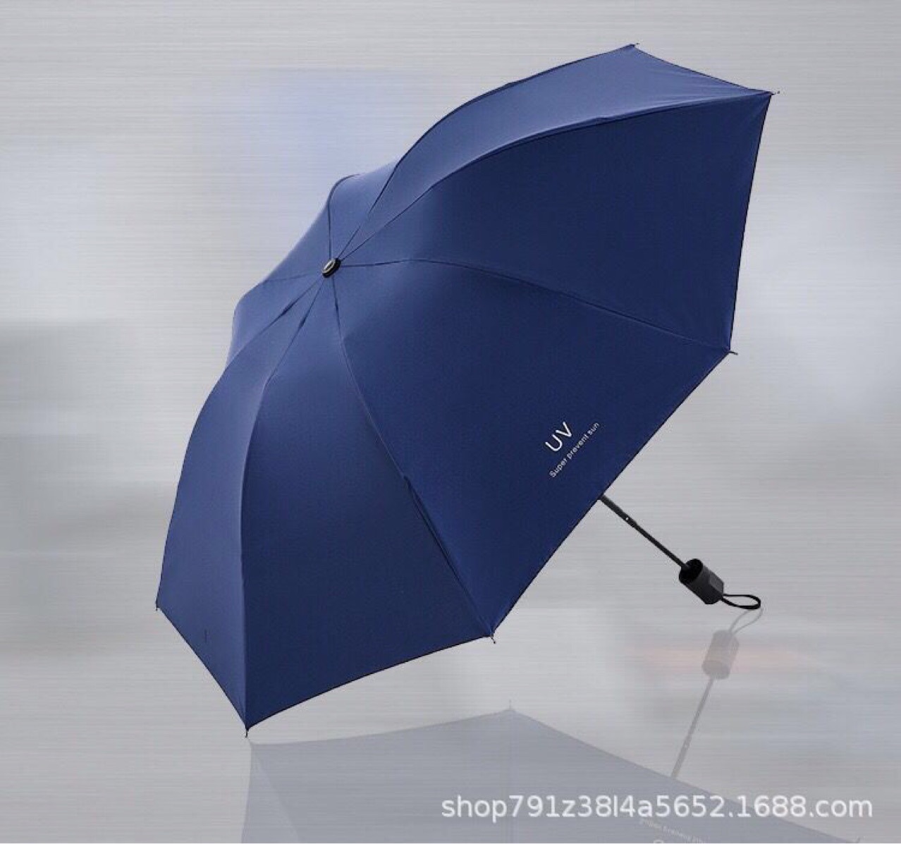 自动UV伞手动伞黑胶太阳伞晴雨伞防晒遮阳伞三折雨伞彩色详情15