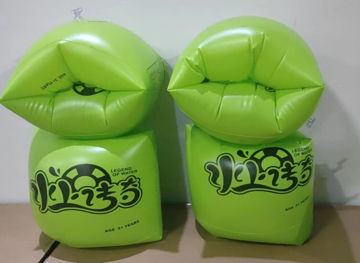 粉蓝色儿童手臂圈加厚水袖训练充气宝宝成人游泳装备2详情5