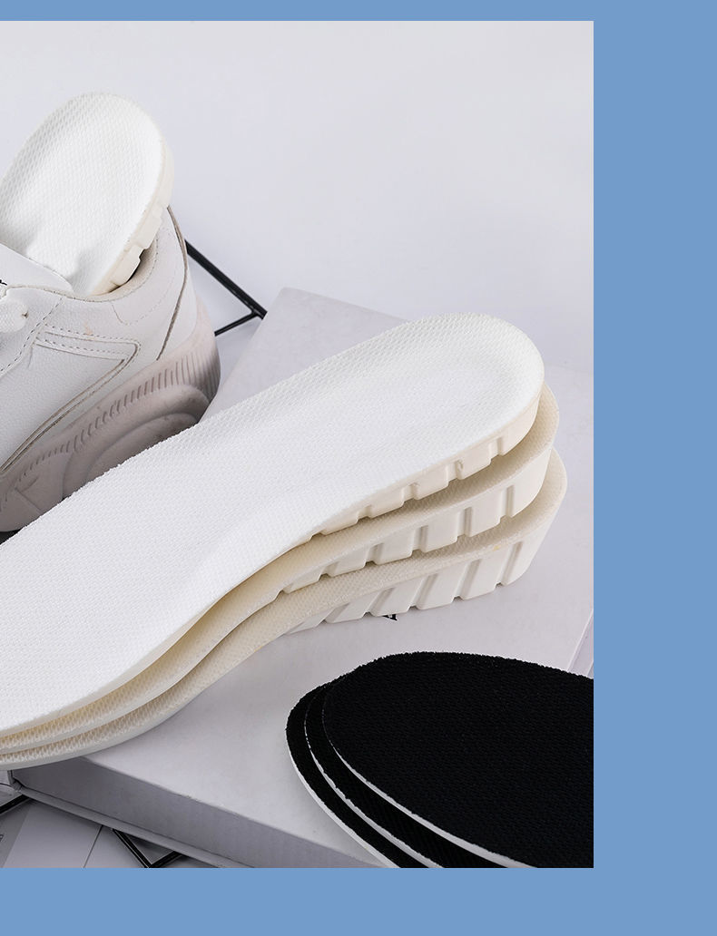 Factory wholesale of Huili sports EVA insoles, breathable and sweat-absorbing, thickened shock-absorbing inner height-increasing insoles, lightweight eva pic 13