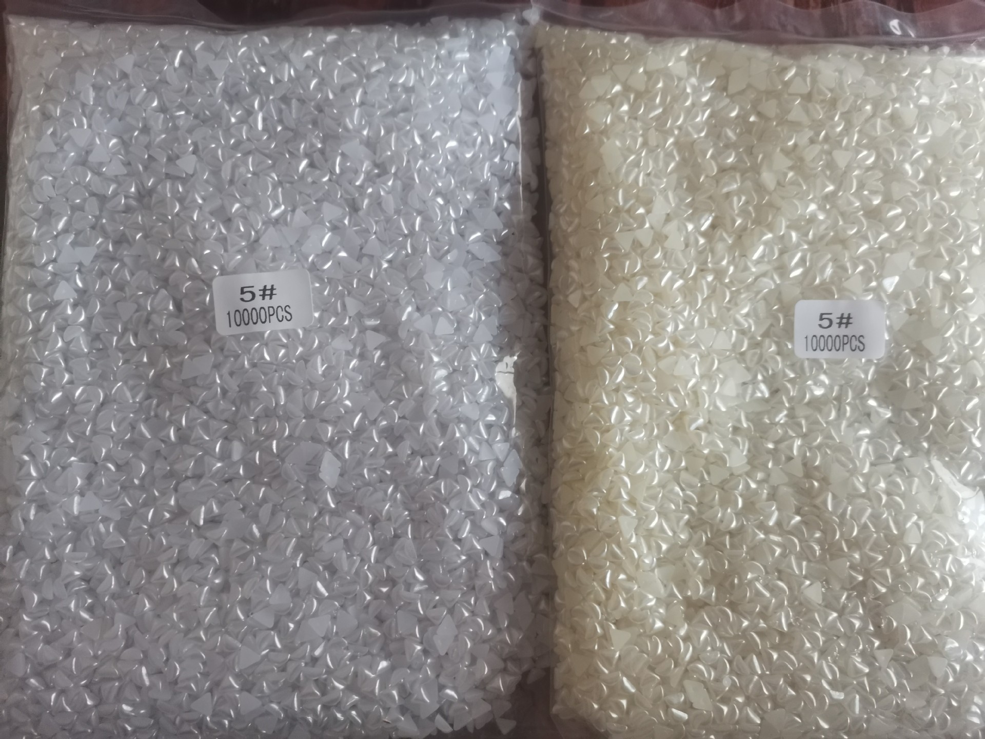 Wholesale of popular nail art accessories: Jelly mini ab color Moon resin flat bottom colorful irregular-shaped diamond nail art diamond pic 20