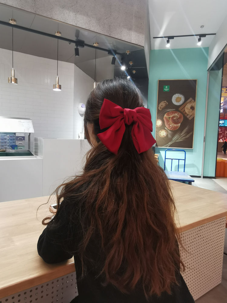 ins Korean-style large bow hair accessory, jk hair clip, fabric at the back of the head, Japanese-style school spring hair clip, hair rope and hairpin pic 19