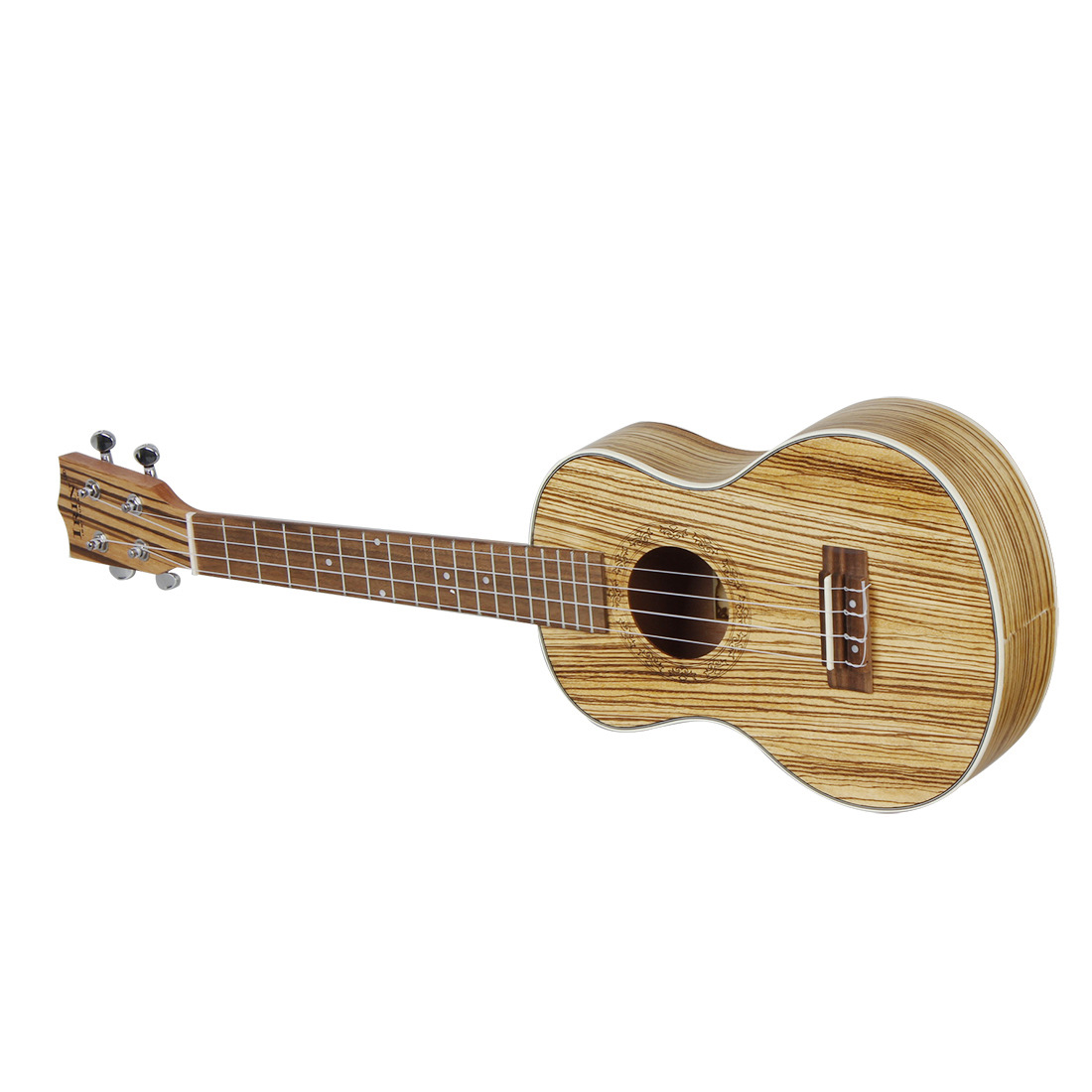 IRIN zebra wood Ukulele, ukulele, Hawaiian 4-string small guitar pic 10