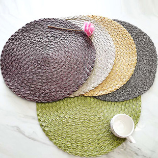 跨境北欧风皮革餐垫防滑隔热垫桌垫家用餐桌垫防水酒店西餐垫批发详情7