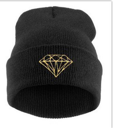 DIAMOND 街舞帽钻石嘻哈帽针织毛线帽冷帽 Beanies冬帽bboy冷帽详情3