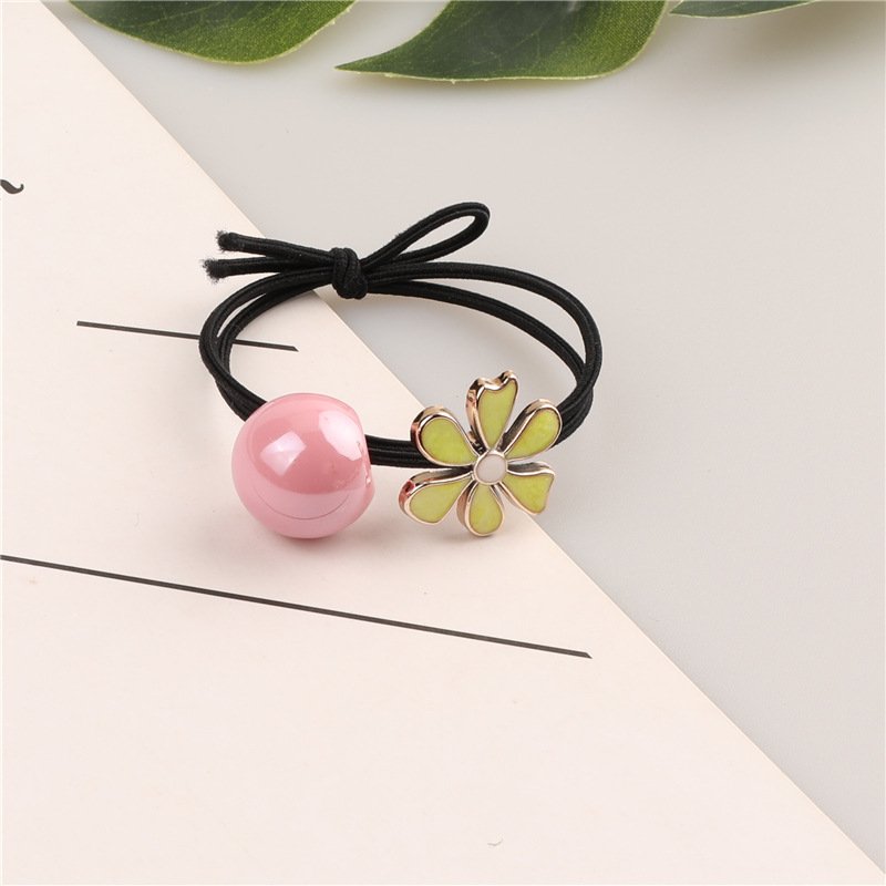 Korean style hair tie Internet celebrity Instagram forest-themed flower hair tie, stylish and elegant little Daisy hair band, hair tie rubber band pic 19