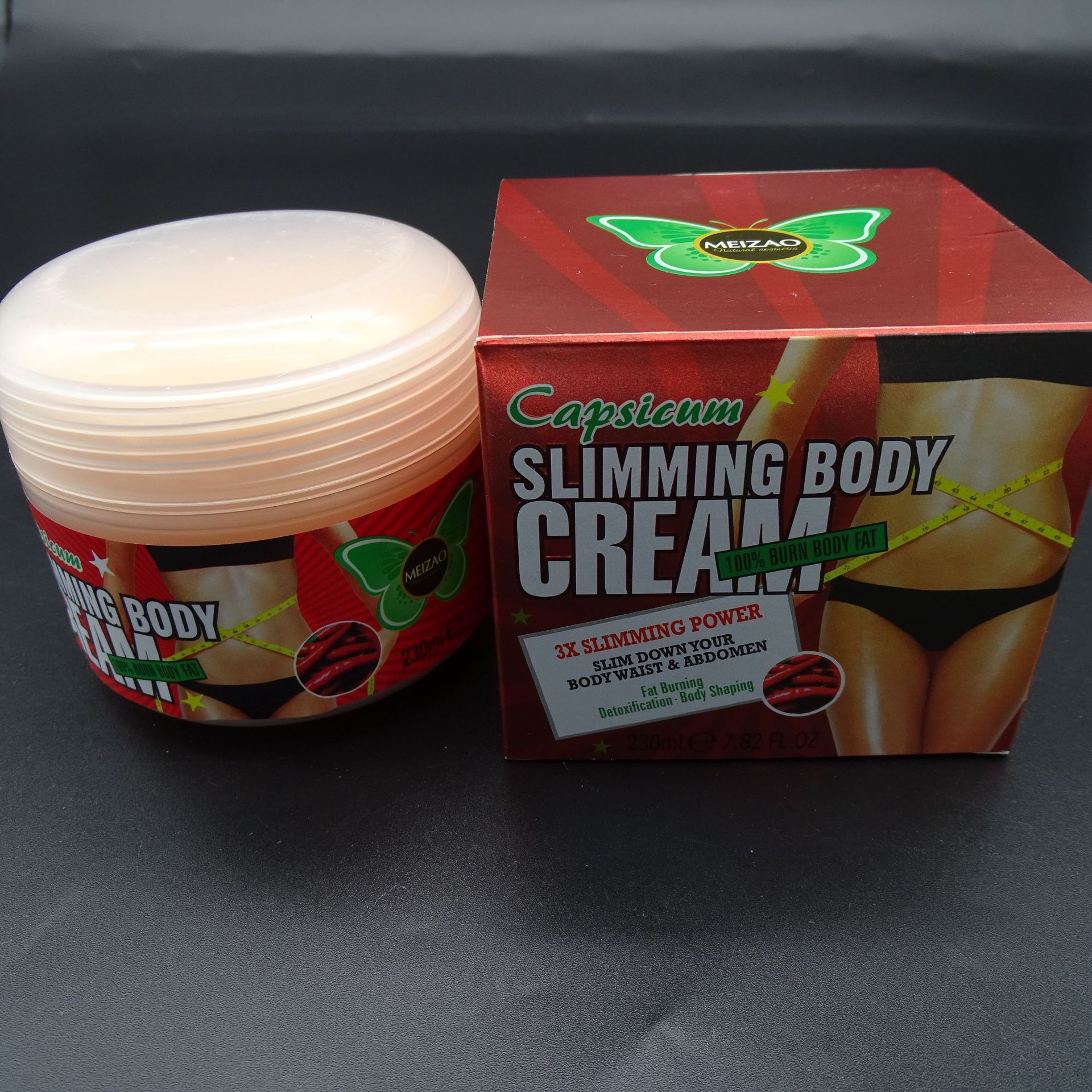 按摩纤体霜补水保湿紧致肌肤丰满霜胸臀霜身体霜英文版仅供出口详情3