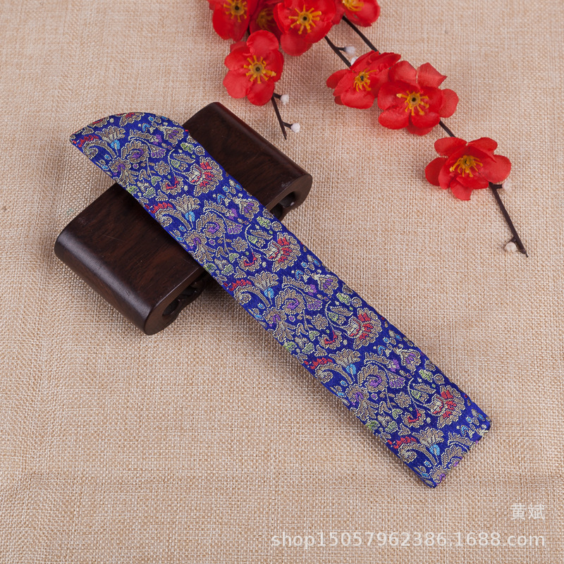 精品女扇扇套精美图腾扇袋古典扇子配饰厂家直销 礼品扇袋批发详情4