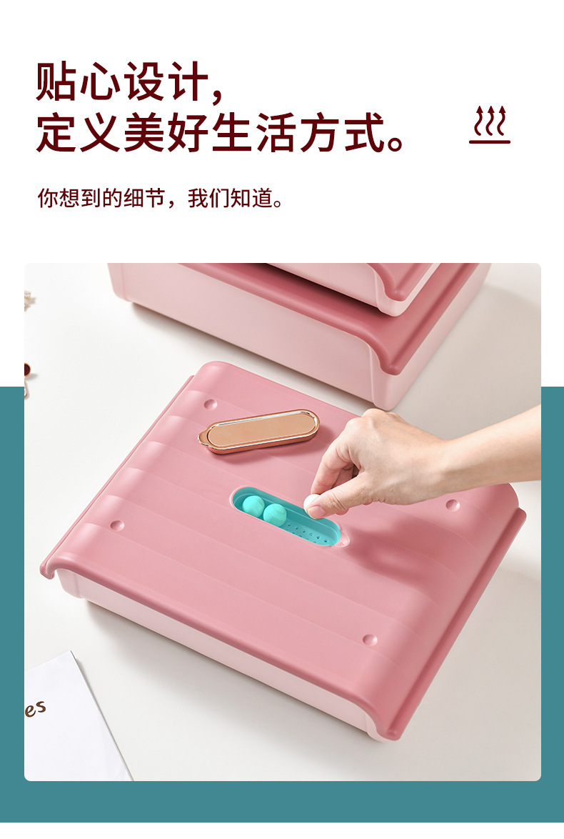 High-quality storage bra box, storage box, drawer-style storage box, dormitory household storage wardrobe, storage wonder pic 8
