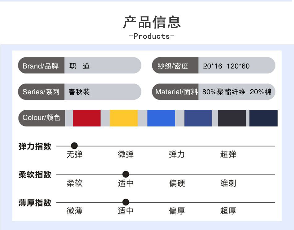 长袖工作服套装男女耐磨工厂车间工人上衣现货工装春秋劳保汽修服详情8