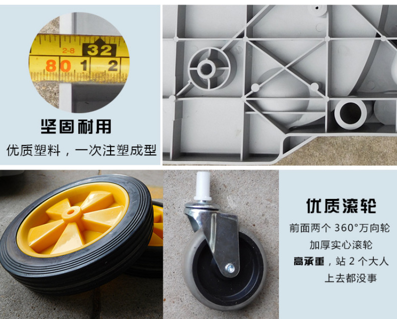 Hotel linen cart, hotel room service cart, stainless steel single-sided and double-sided room entrance cart, cleaning and sanitation work cart pic 10