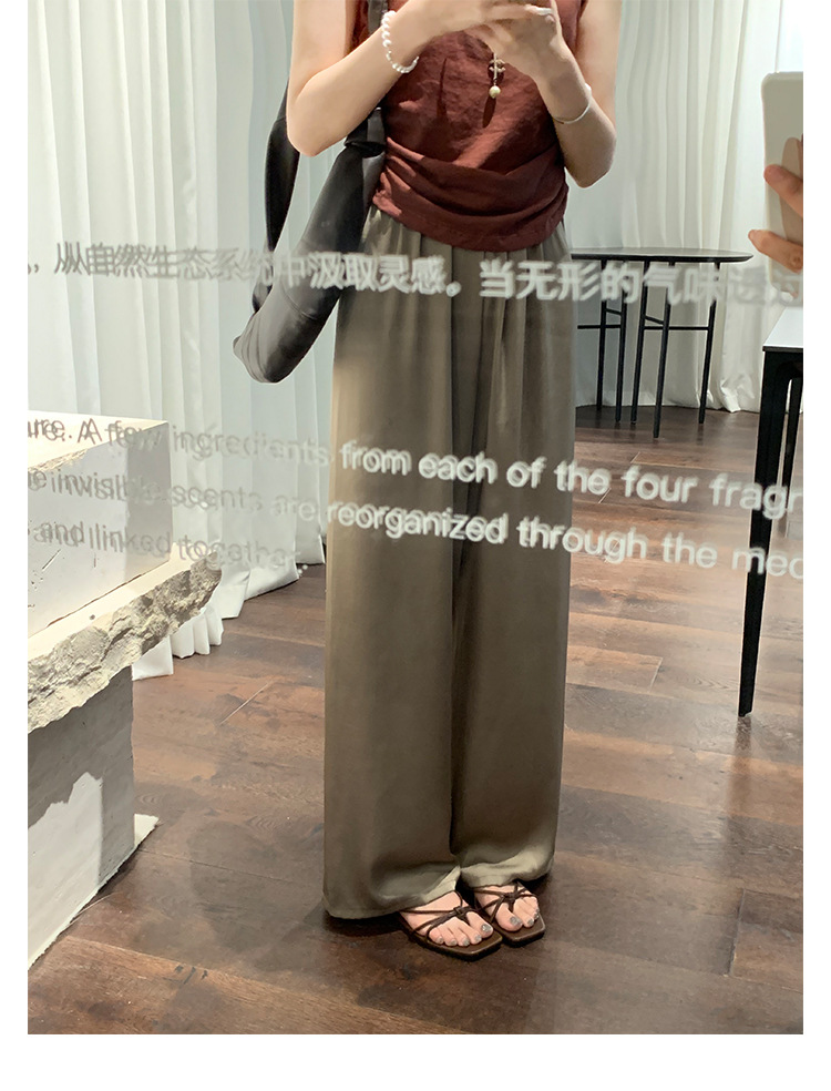 羊皮版葡萄妈同款法式方头高跟鞋细带粗跟平底拖鞋女夏季扭结凉拖详情27