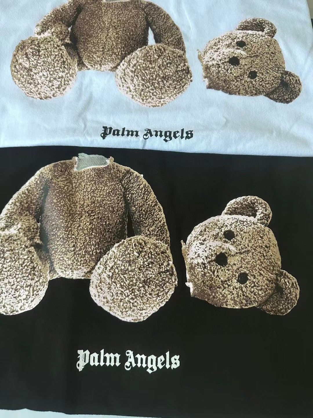 New 2023 short-sleeved loose round-neck T-shirt, Korean trendy PA summer couple for men and women, white pure cotton printed pic 2