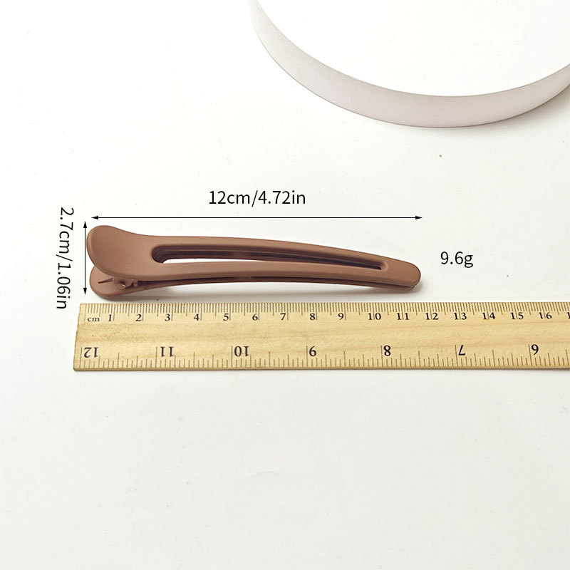 Hairpins for women: Seamless bangs on the forehead, a perfect tool for organizing loose hair at the back of the head, a one-line duckbill clip, hairpin clips, and headwear pic 1