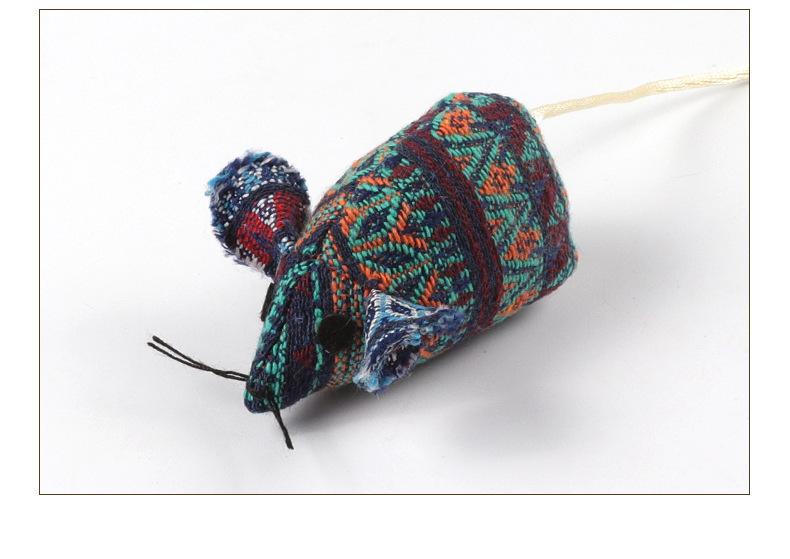 Wholesale of pet supplies, pet cat toys, fabric flower mice, cat toys, catnip simulation mice, self-entertaining toys pic 15