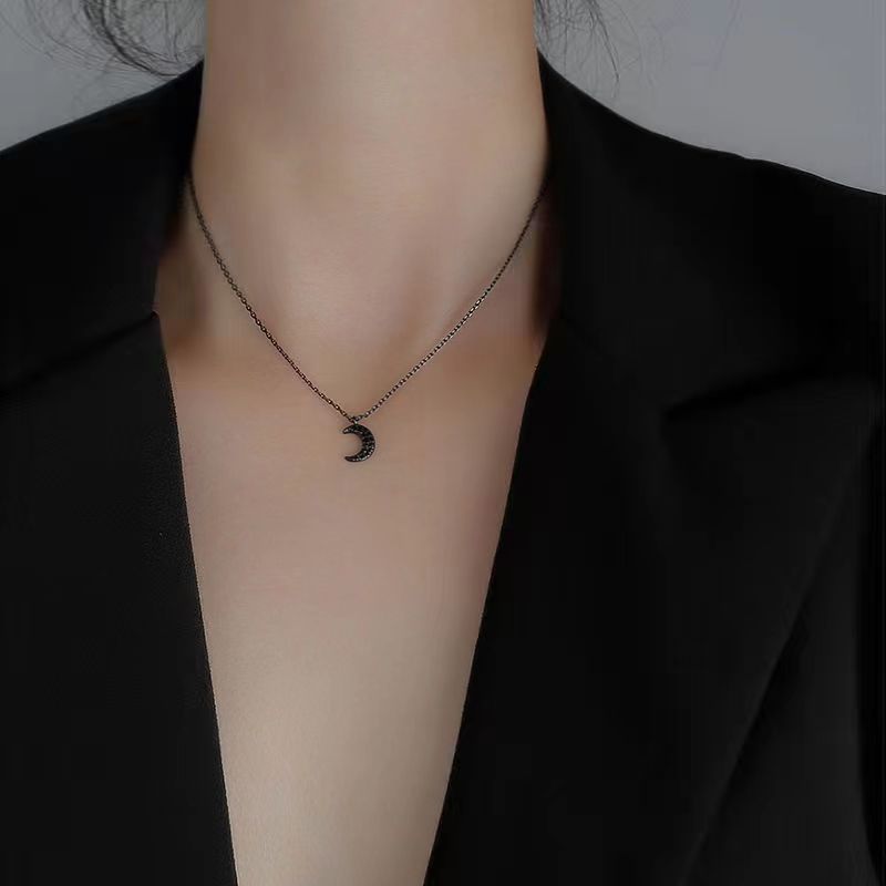 s925银轻奢项链百搭潮锁骨链女蝴蝶简约小众高级感气质毛衣链饰品详情3