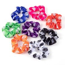 Wholesale of cross-border digital printed volleyball, football and basketball large intestine hair bands and fabric hair bands from Europe and America. Please provide your pictures and samples pic 7