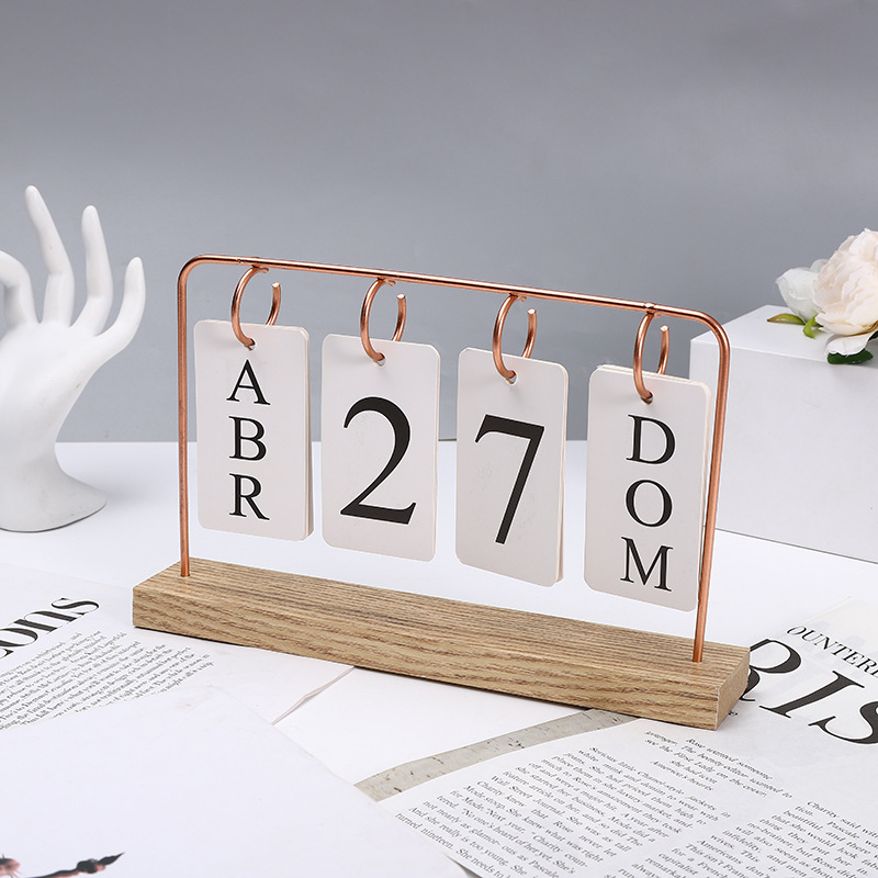 Nordic ins desktop decoration calendar ornaments, simple hydroponic office handicrafts factory direct supply pic 10