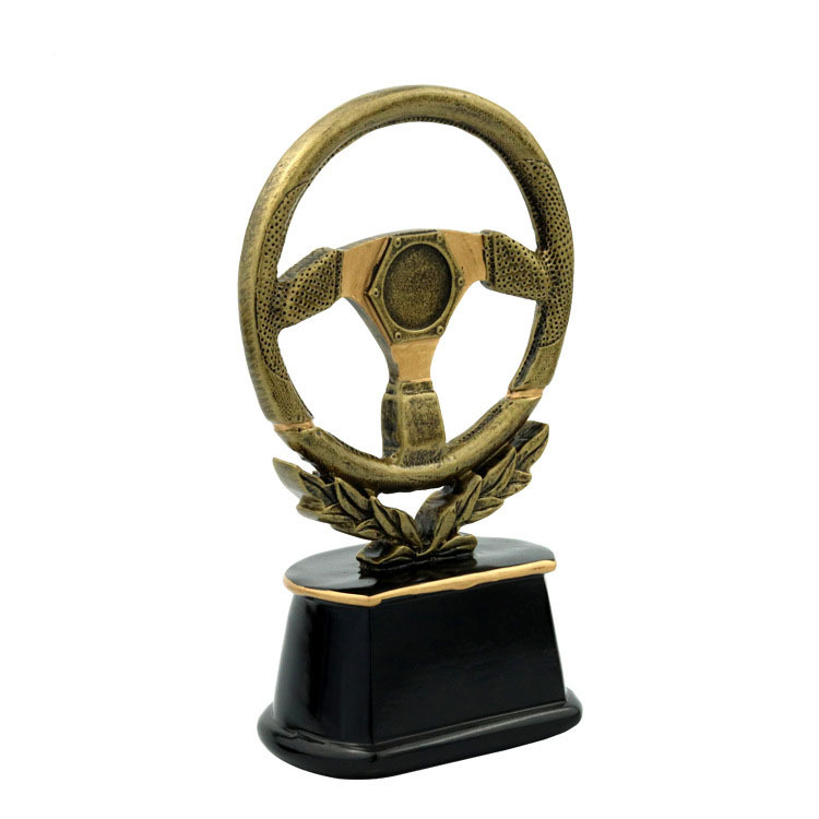 Wanyuanxin Racing Steering Wheel Trophy Resin Craft Competition Awarding Supplies HX1931 pic 8