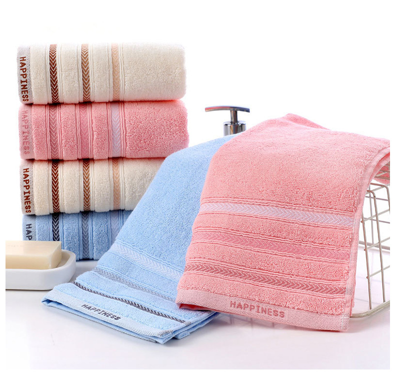 Casa uso diario engrosado mil pájaros tartan absorbente toalla de algodón para lavar la cara supermercado hotel regalo de boda caja de regalo toalla pic 10