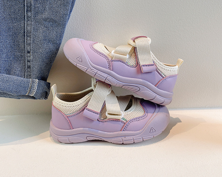 儿童运动凉鞋2024夏季新款男童鞋子女童包头防滑软底沙滩鞋休闲鞋详情6