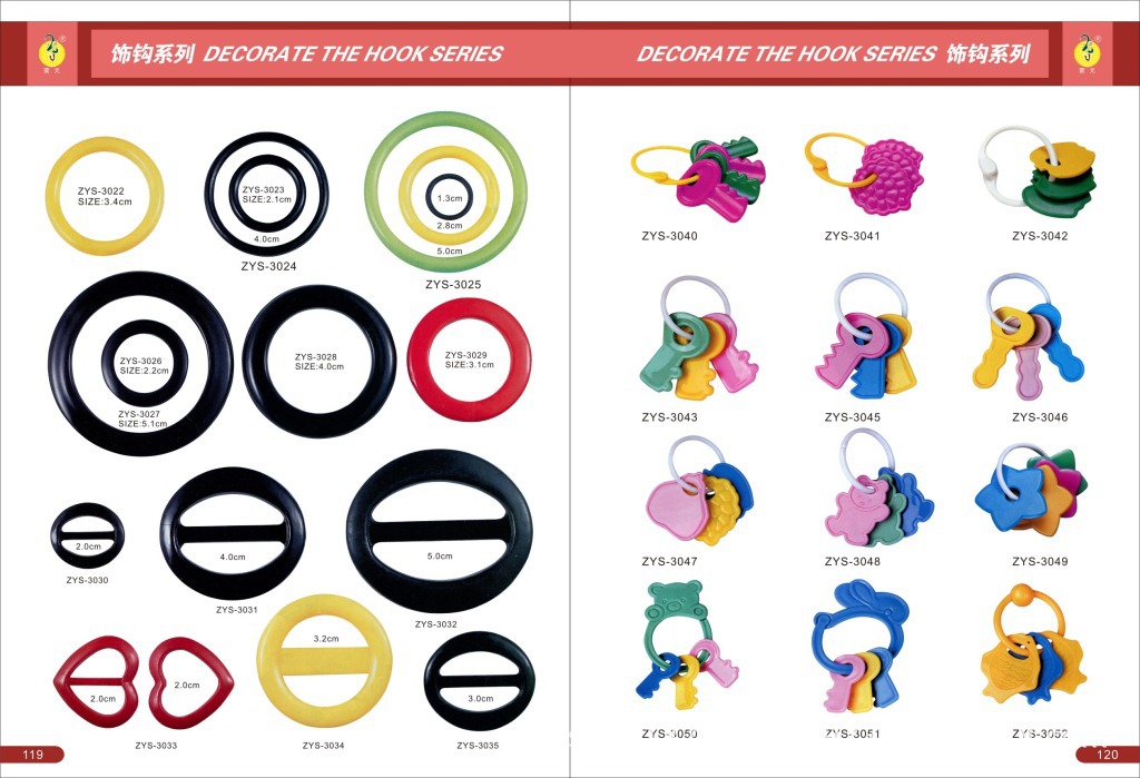 Direct sales from a 20-year-old manufacturer of plastic electroplated wall clock rope buckles, ABS rope buckles, spring buckles and nylon wire threading buckles pic 22