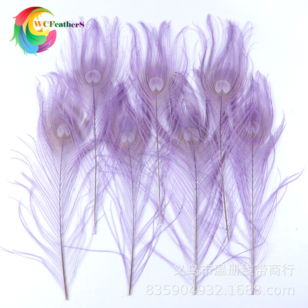 温册厂家直销天然孔雀羽毛DIY家居花瓶装饰婚庆道具新娘胸花材料详情9