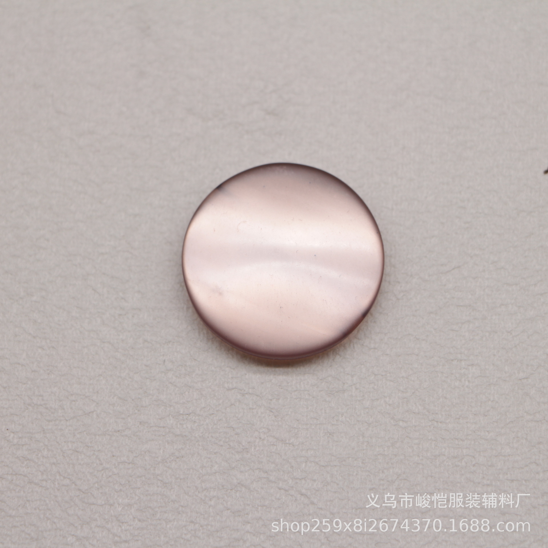 峻恺现货暗眼塑料喷漆彩色风衣棉袄西装亮光珍珠面平板小面包纽扣详情14