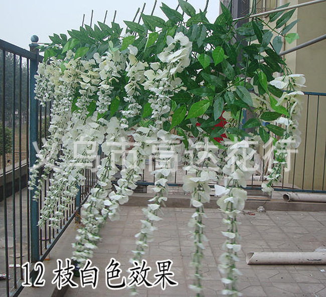 Long-branch delphinium, artificial hyacinth, artificial silk flower, single tall and long-branch wedding flowers for landscape direct sales pic 42
