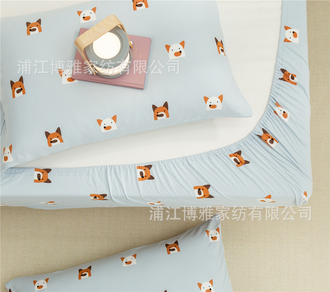 The manufacturer supplies wholesale summer bed sheets, bed covers, single pieces, mattress protection covers, three-piece sets, and washable covers pic 16