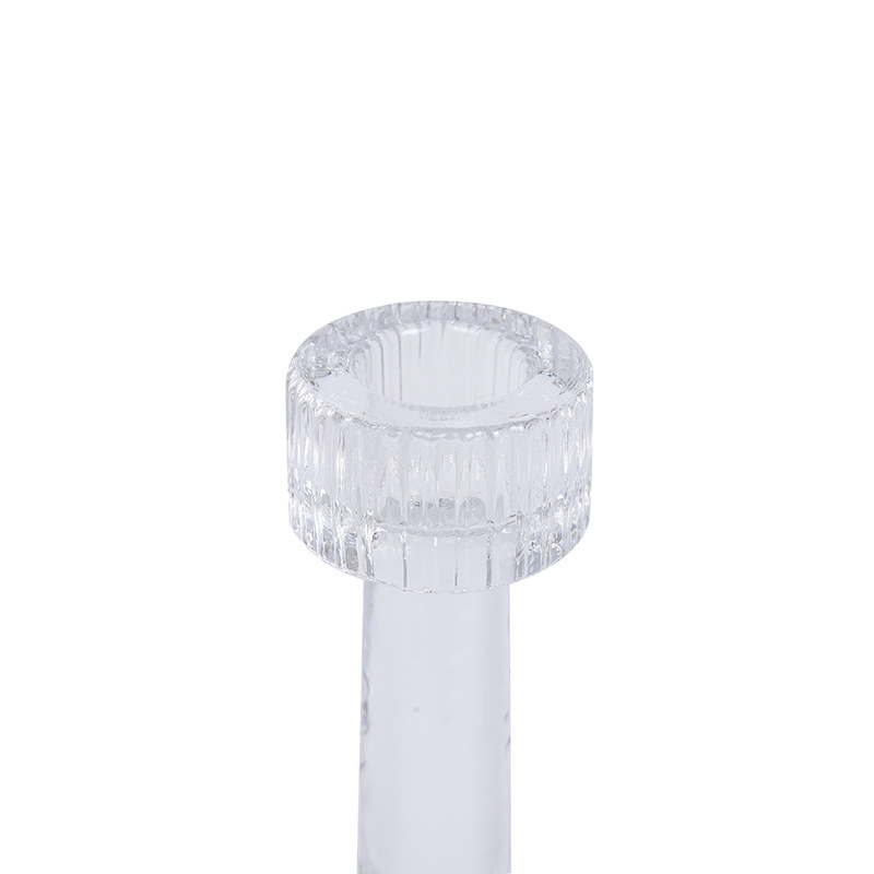 Light luxury glass candle ornaments, romantic dining table, candlelight dinner wholesale, simple decorative ornaments pic 8