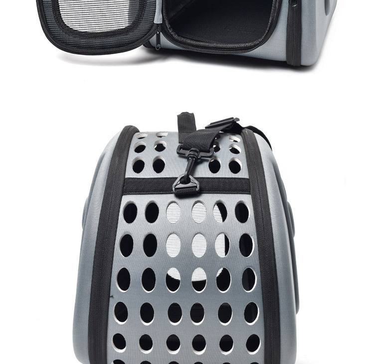 Pet supplies such as dog cages can be carried out with small cat and dog cages. Foldable, portable, breathable, crossbody bag for cross-border use pic 12