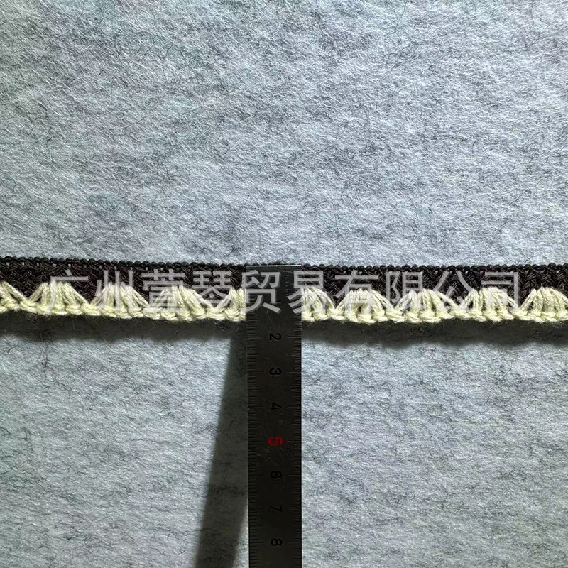 1.5cm3.0cm黑白花边包边条车线贝壳折边服装窗帘衣服服饰辅料详情16