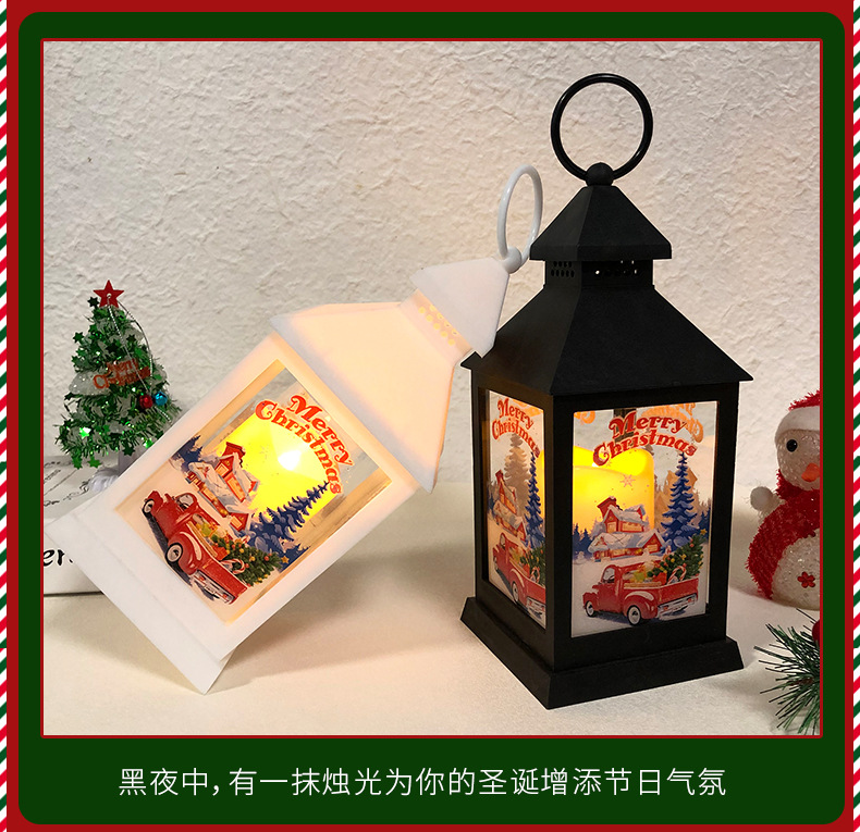 Wholesale of new Christmas wind lantern ornaments and small wind lantern pendants for Christmas arches pic 8