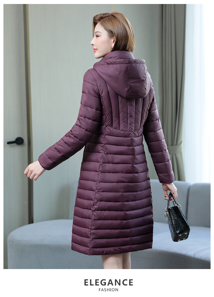 A mid-length cotton-padded jacket for women, 2020 winter new style Korean large-sized slim-fit down cotton-padded jacket, one piece consignment pic 10