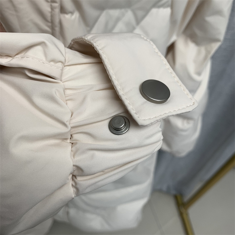 Mid-length goose down jacket for women 2022 new style Korean version knee-length thickened slimming drawstring fashionable warm coat trend pic 24