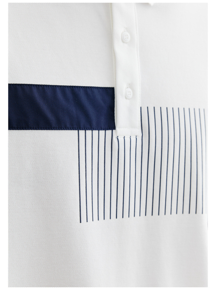 珠地棉撞色拼接翻领短袖polo衫男2025夏季新款男士短袖半袖工作服详情15