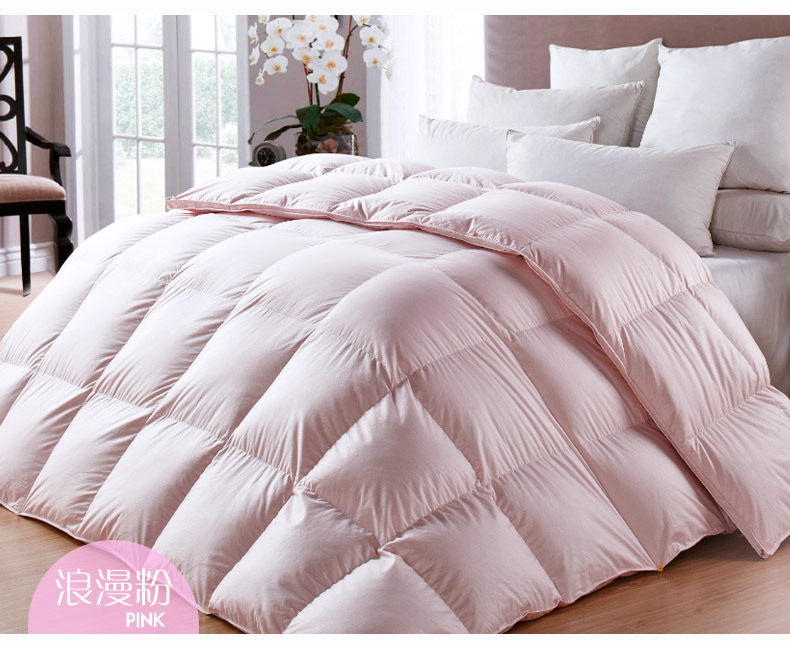 Seven-star hotel supplies: White goose down quilt, high-end down quilt core pic 6