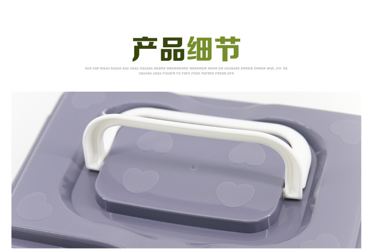 Plastic preservation box, 24-compartment egg box, refrigerator preservation storage box, double-layer tray packaging box, egg box pic 2