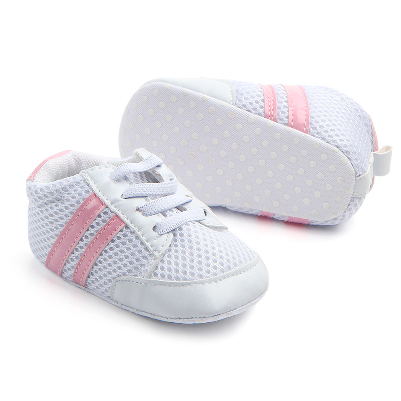 Wholesale spring and autumn breathable mesh baby shoes, soft-soled anti-slip baby walking shoes, casual 0842 pic 35