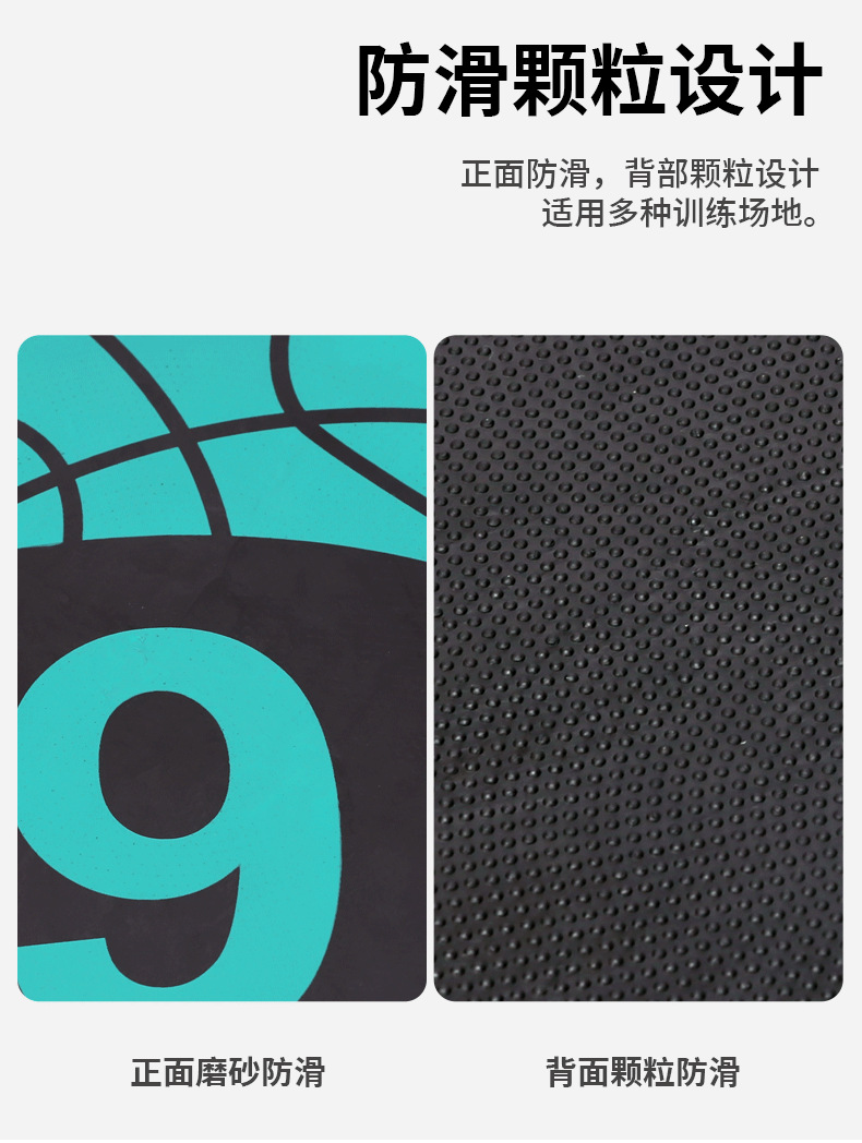 23cm训练篮球地垫 数字1-10标志盘 足球篮球数字标志碟 不干胶标签 地标垫 助力运动训练详情6