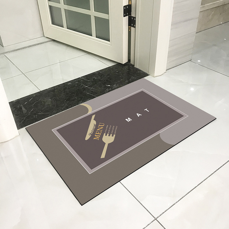 Wholesale diatom mud floor MATS, bathroom water-absorbing and anti-slip soft rectangular foot MATS, household quick-drying kitchen MATS pic 6
