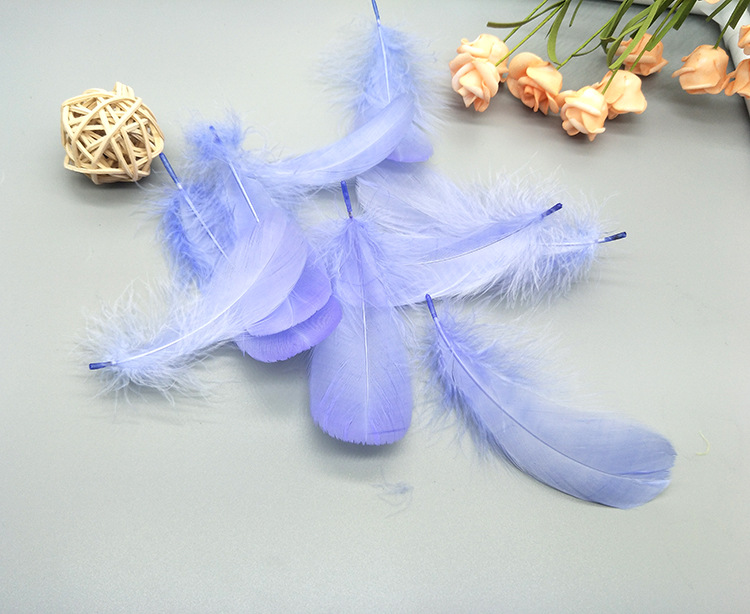Macaron goose feathers float 6-8cm in the middle, gift box filled with dreamcatcher, diy cat toy, colorful feathers pic 30